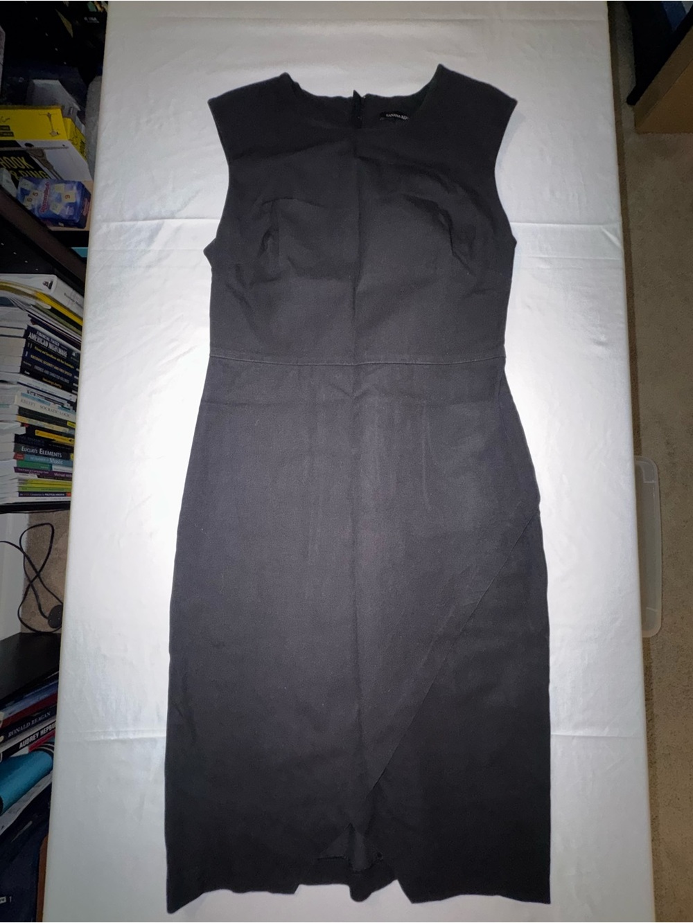 Banana Republic Black Sleeveless Sheath Dress